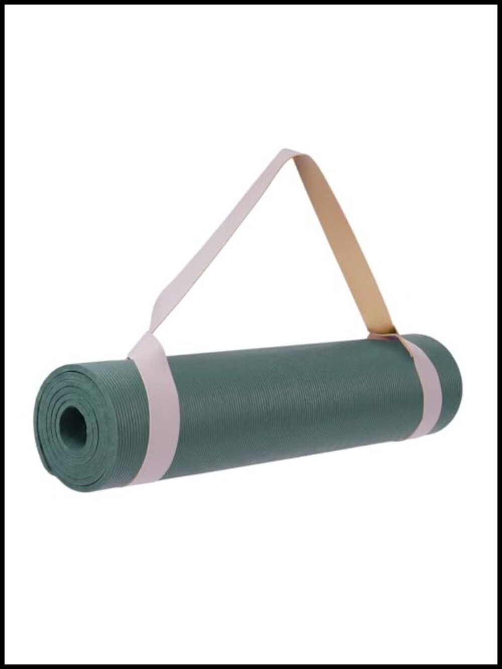 Leather Yoga Mat Strap Adjustable Loop Carrier for Manduka